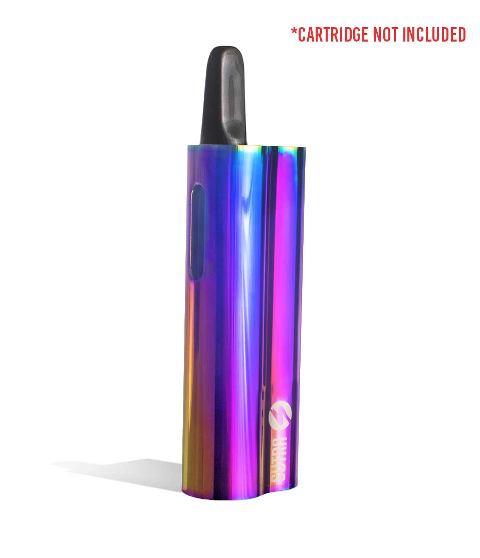 Full Color side view Sutra Vape Auto Cartridge Vaporizer on white background